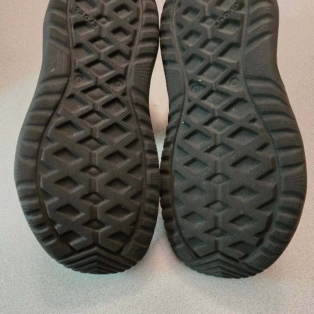 Crocs Swiftwater Sandals Black Sporty Fisherman Rugged  Adjustable Mens Size 7